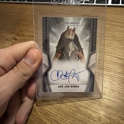 2025 Topps Star Wars Masterowrk Hat Jar Binks Auto Autograph Autograph