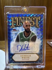 2024-25 Finest-Finest Autographs Derrick White#FA-DW Blue Geometric Refractor/99