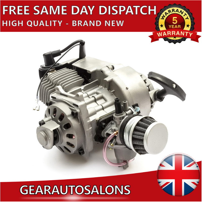 49CC Complete Pullstart Engine Quadbike ATV Motard For Mini Moto GP Cag UK