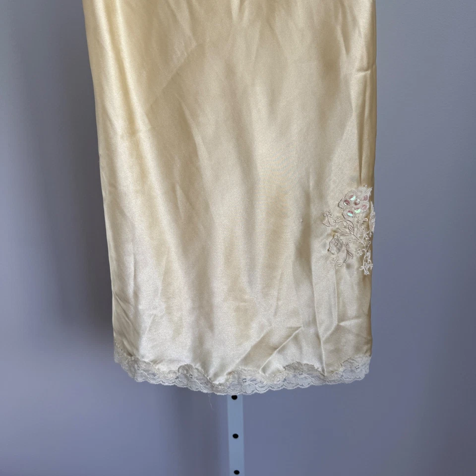 Secret сокровища золото кружева отделки скольжения платье белье мини-платье размер M - Изображение 3 из 4