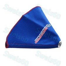 Mtat W Blue Fabric Red Stitches For Mazda Racing Shift Knob Shifter Boot Cover Mtat W Blue Fabric Red Stitches For Mazda Racing Shift Knob Shifter Boot Cover