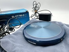Panasonic SL-CT790 Blue Slim Portable CD Player S-XBS Anti-Skip Remote Tested