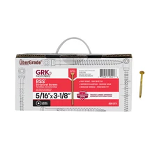 GRK Fasteners RSS™ 5/16 x 3-1/8 Inch, Rugged Structural Screws, 500 PCS, Rust