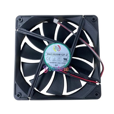 1 Pc. New HA13525M12F-Z Chassis Cooling Fan 13025 DC12V 0.36A 13.5CM 2Pin