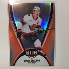 2025-26 Upper Deck Allure Red Rainbow Brady Tkachuk