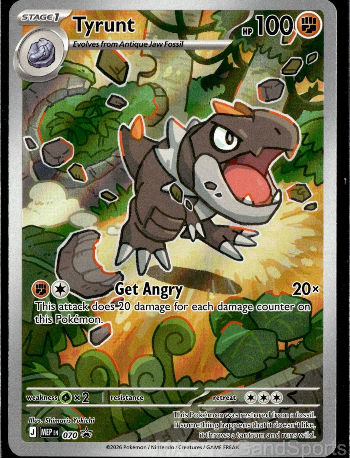 Tyrunt 070 Holo ME: Mega Evolution Promo Pokemon TCG NM
