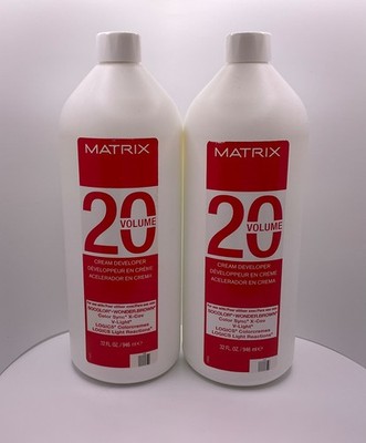 Matrix Cream Developer 20 Volume Socolor Color Sync X-Cov V-Light Logics Bundle
