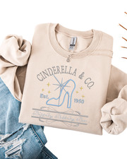 Embroidered Princess Cinderella  Co. Sweatshirt: Established in 1950 shirt
