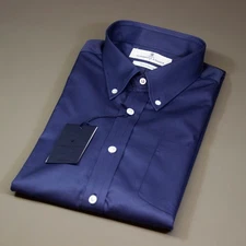 Turnbull & Asser Cotton Shirt / XL 17.5 / Weekend Fit / Dorset Button Down / New