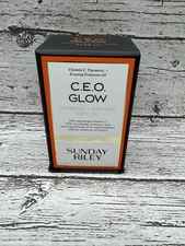 SUNDAY RILEY C.E.O. Glow Vitamin C+Turmeric Face Oil .5oz - New In Box