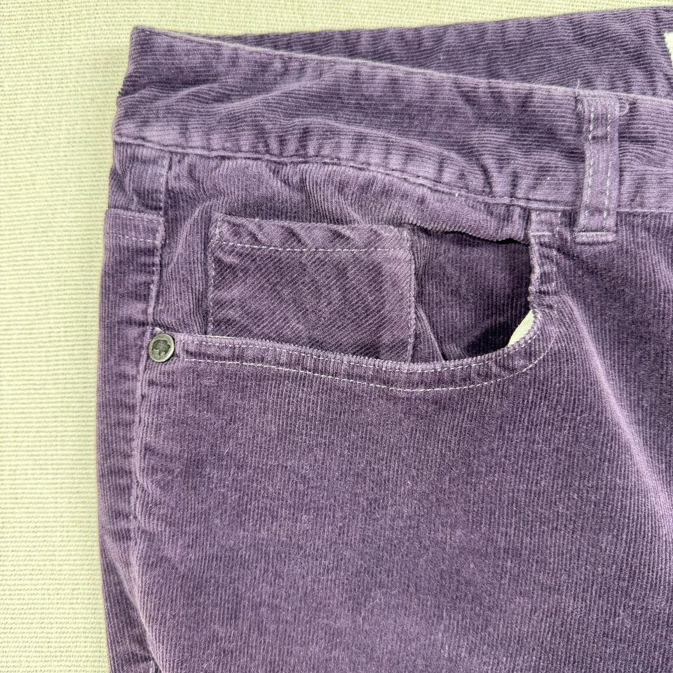 Mountain Khakis Corduroy Pants Womens 12R Purple Classic Fit 5 Pocket Stretch - Image 3 of 4