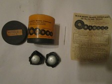 Vintage M M Model Wheel Co. Inflatable Tires for Toy Planes, Kit with Box