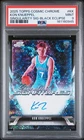 2025-26 Topps Cosmic Singularity Kon Knueppel Black Eclipse Auto /10 PSA 9 🔥💎