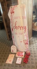 Cherry Theme Party Supplies Set She's The Cherry on Top many Pieces New