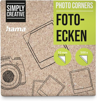 Fotoecken | 500 Ecken | zum Aufkleben von Fotos/Postkarten/Grußkarten | Sel