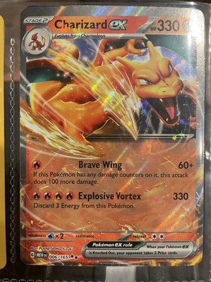 Charizard ex 006/165 Sv: Scarlet & Violet 151 Holo