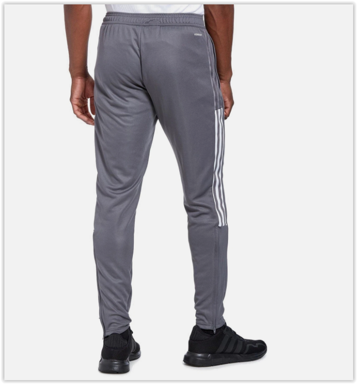 NWT SEALED Adidas Tiro 21 ZIP POCKETS Grey Track Soccer Training