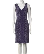 TORY BURCH Pierra Dress Forest Blue Jardin Women Sleeveless Size 6 NWoT $325