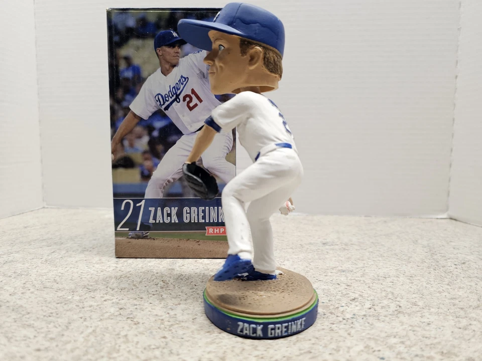 Zack Greinke Los Angeles Dodgers MLB 2014 SGA Bobblehead NIB - Image 4 of 4