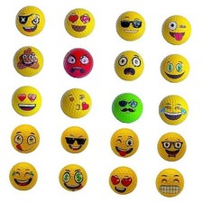 USGolfer Set of 12 Unique Emoticon Fun Putting Practice Golf Emoticons