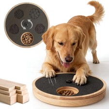 Adjustable Interactive Dog Nail Scratch Board Treat Box Stress-Free Grooming