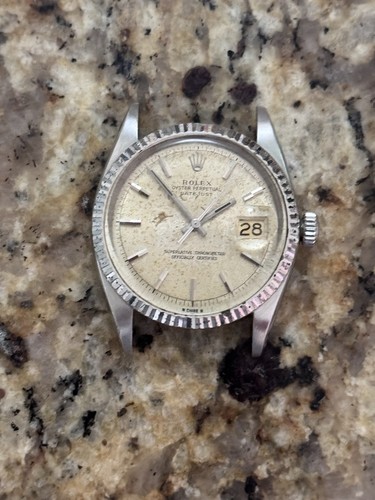 Rolex 36mm 1601 DateJust White Gold Fluted Bezel 1570 Hacking ...