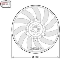 LÜFter MotorkÜHlung Denso DER02008 FÜR Audi KÜHlerlÜFter MotorlÜFter