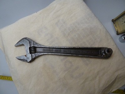 Vintage Bahco Schweden 10'' - 8072 verstellbarer Schraubenschlüssel ergo mit Gasschlüssel