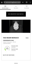 Tag Heuer Monaco Chronograph X Gulf Limited Edition Silver Dial Box & Papers 19
