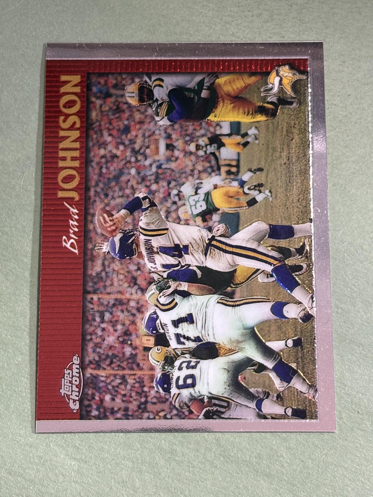 Brad Johnson 1997 Topps Chrome Minnesota Vikings #140 MM165
