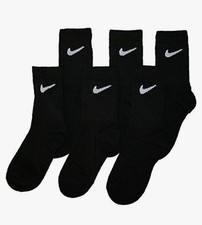 Nike Kids Dri-Fit Performance Crew Cushioned Training Socks Size XS10C-3Y 6 Pack