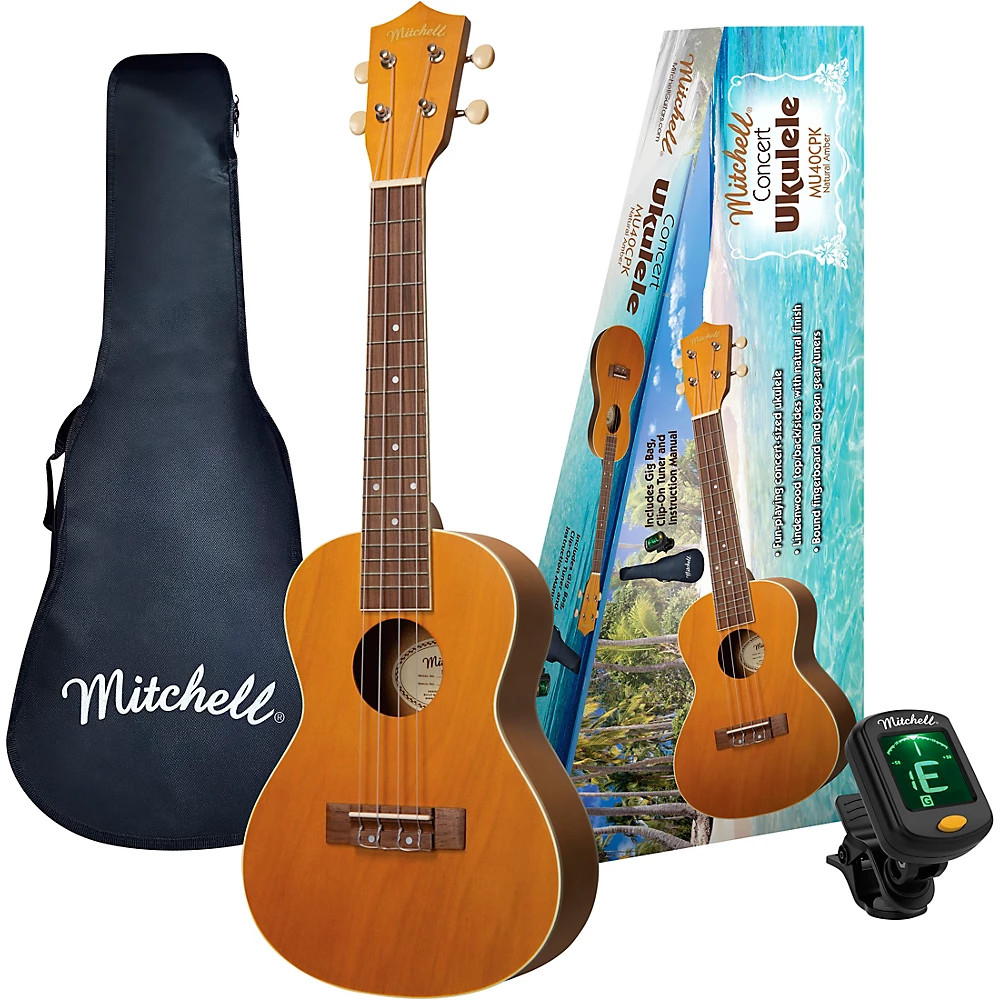 Mitchell MU40C Concert Ukulele Pack Natural 10490₽