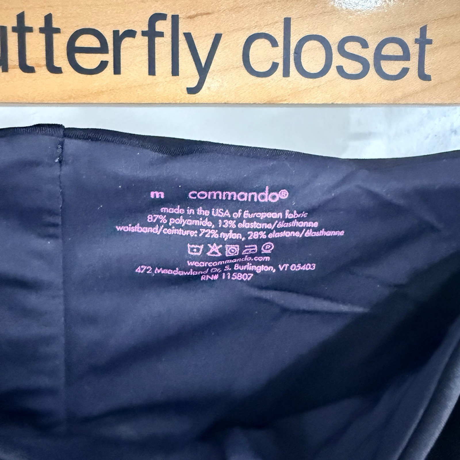 Commando black slimming Stretch Solid Control Leg… - image 3