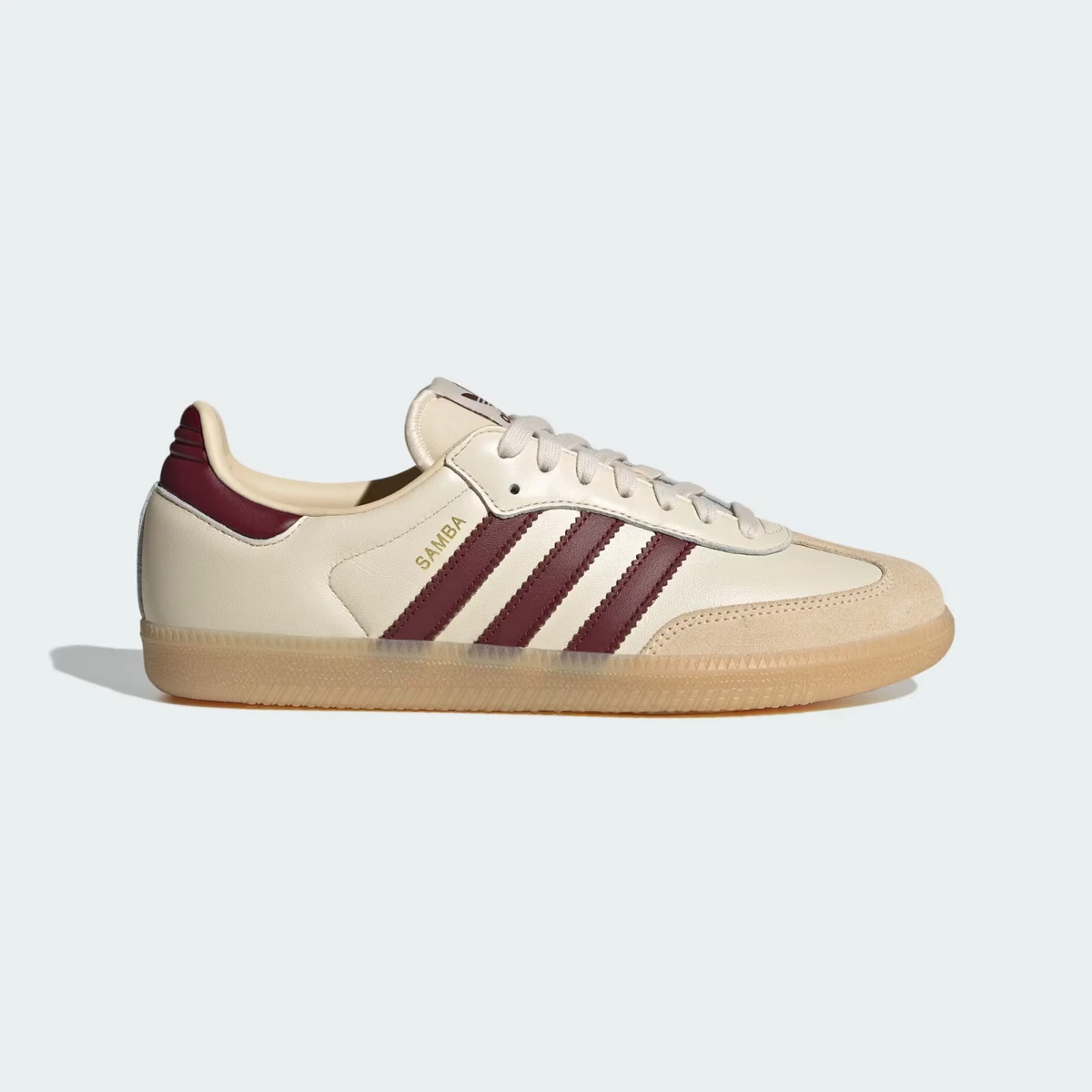 Adidas Samba OG Wonder White Shadow Red Gum for sale | eBay