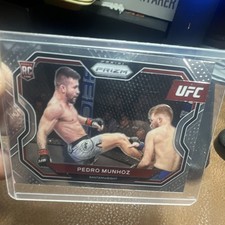 2021 Panini Prizm UFC Pedro Munhoz #155 Rookie Base Mixed Martial Arts Card