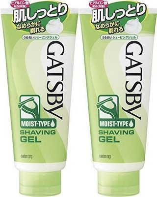 GATSBY Moisturizing Shaving Gel 205g (2 pieces)