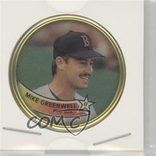 1989 Topps Coins Mike Greenwell #41 0b5