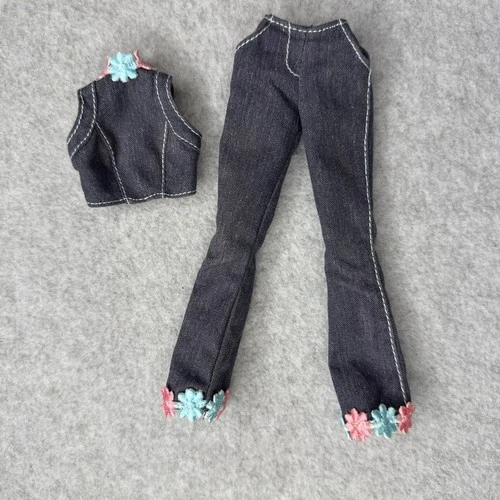 1998 Barbie Fashion Avenue Authentic Jeans Floral & Flare Fashion Set #19179 VTG