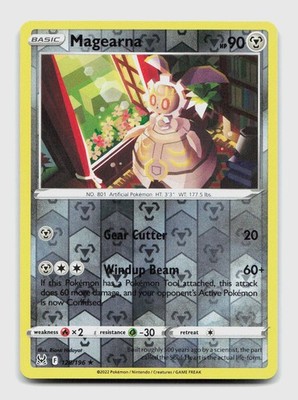 Magearna 128/196 Rare LOR Verlorener Ursprung Pokemon Reverse Holo NM/M
