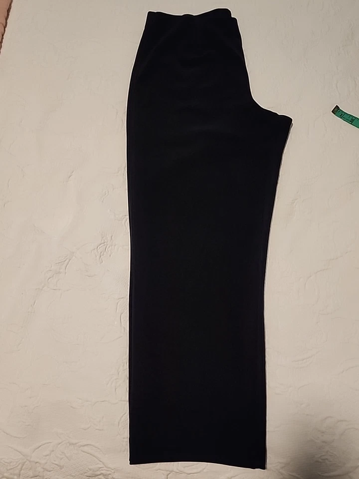 TravelSmith Original Fit Black Pants Women's XLarge Wrinkle-Resistant - Image 3 of 4