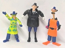 Vintage 1991 Burger King Inspector Gadget Action Figures Fast Food Toys