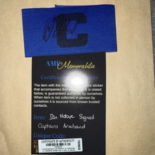 Dan Ndaye Signed Autograph Captains Armband Nottingham Forest  Football with COA