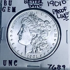 1901 O BU GEM MORGAN SILVER DOLLAR UNC MS+++ U.S. MINT RARE COIN 7689