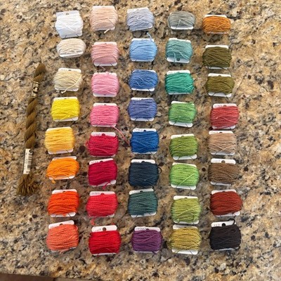 41 Piece DMC Perle Embroidery Floss #3 #'d Bobbins Needlepoint Pearl Thread #11