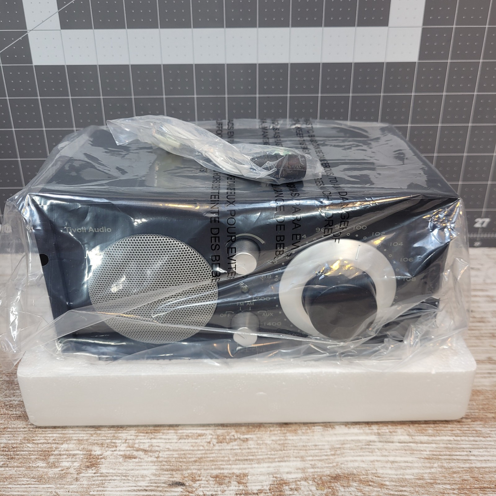 Tivoli Audio M1BBS Model One AM/FM Table Radio Black/Silver 