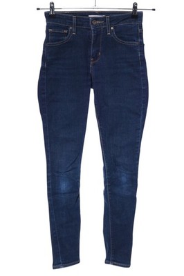 LEVI S High Waist Jeans Damen Jeans Gr. DE 30 blau Casual-Look