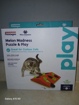 Petstages Melon Madness Puzzle And Play Great For Curious Cats Or Dogs Brand New