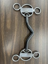 Trammell Low Port 4 Rein 5.5” Stainless Sweet Iron Gag Bit