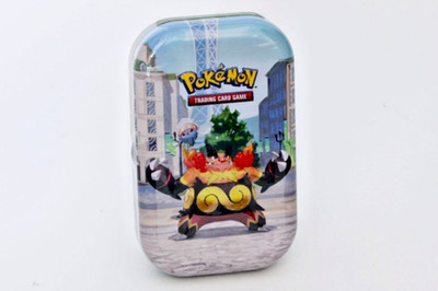 Pokémon Mini Tin Illumina City: Flambirex & Iscalar OVP/Neu/Sealed