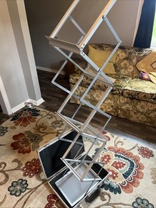 Heavy Duty Aluminum Collapsible Literature Stand With Case